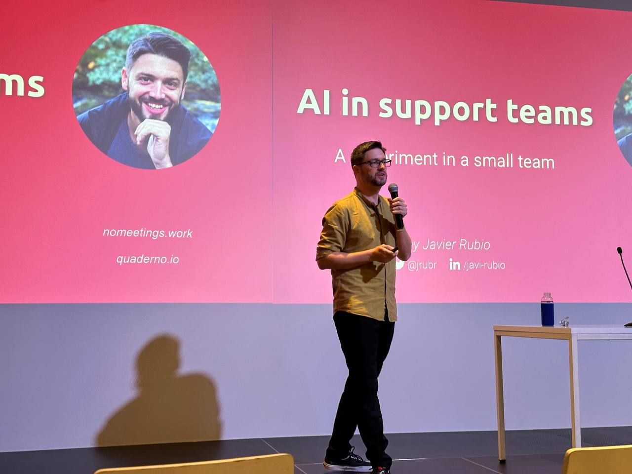 Speaking at SCBCN24